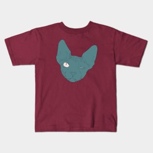 Winking Sphynx Kids T-Shirt